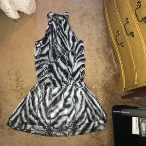Zebra print dress